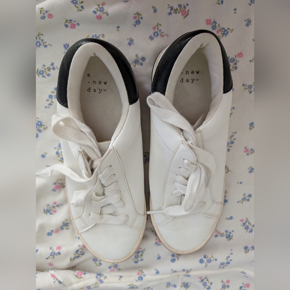 Target Cream and Tan Sneakers